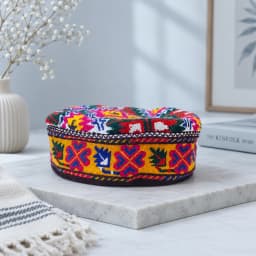 Gilgiti Embroidered Cap for Women - Handmade product photo 2