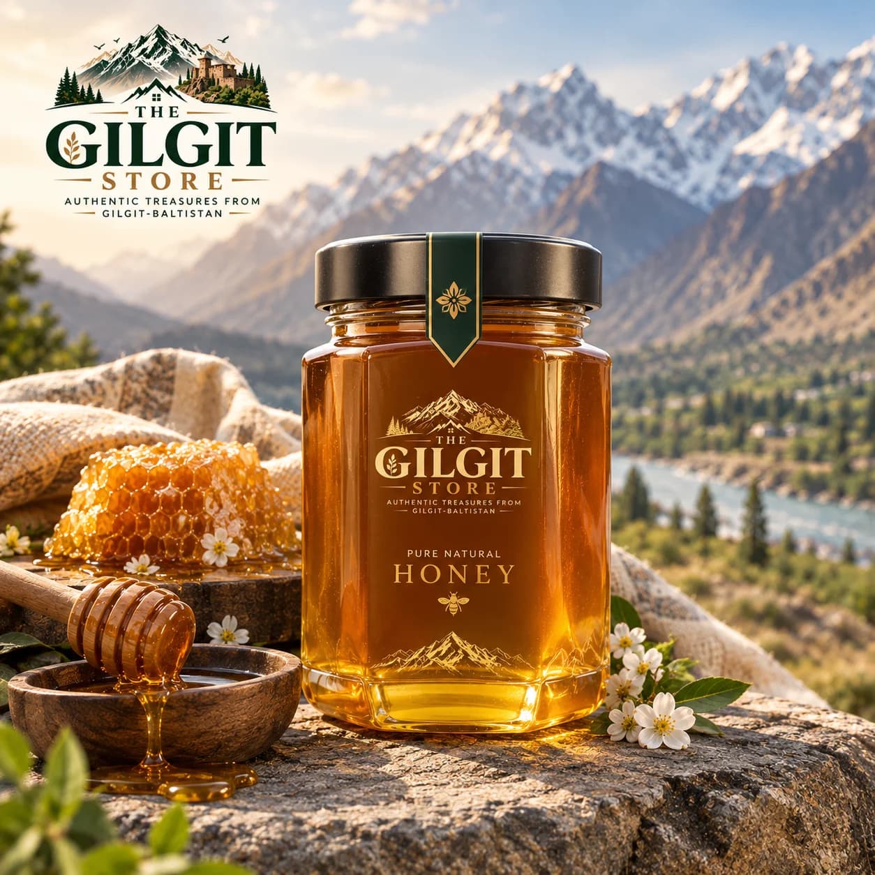 Pure Honey – 100% Natural Mountain Honey product photo